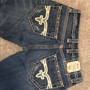 rock revival denim jeans